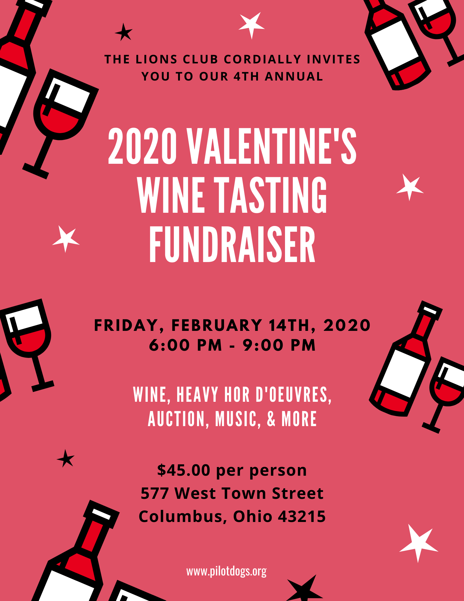 2020 Valentine’s Wine & Beer Tasting fundraiser